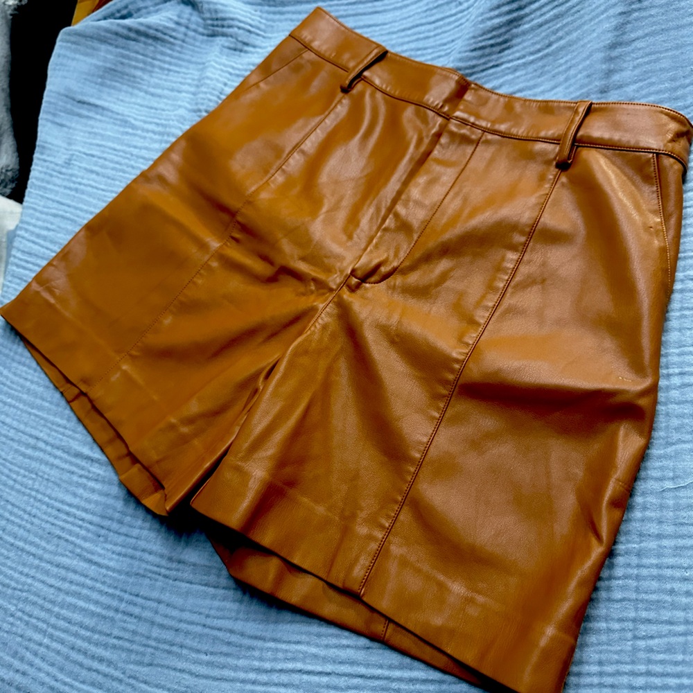 Jason Wu faux leather shorts